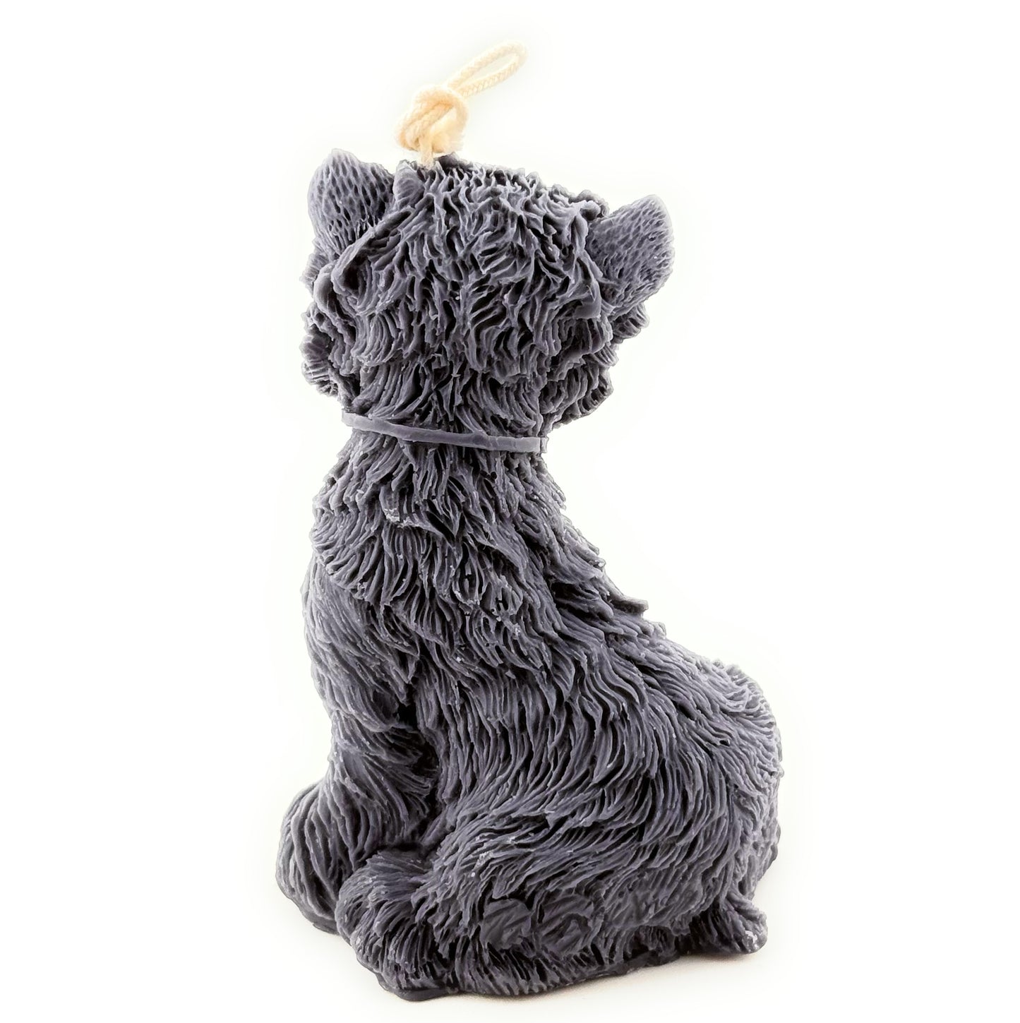 Seated Schnauzer Candle Mini