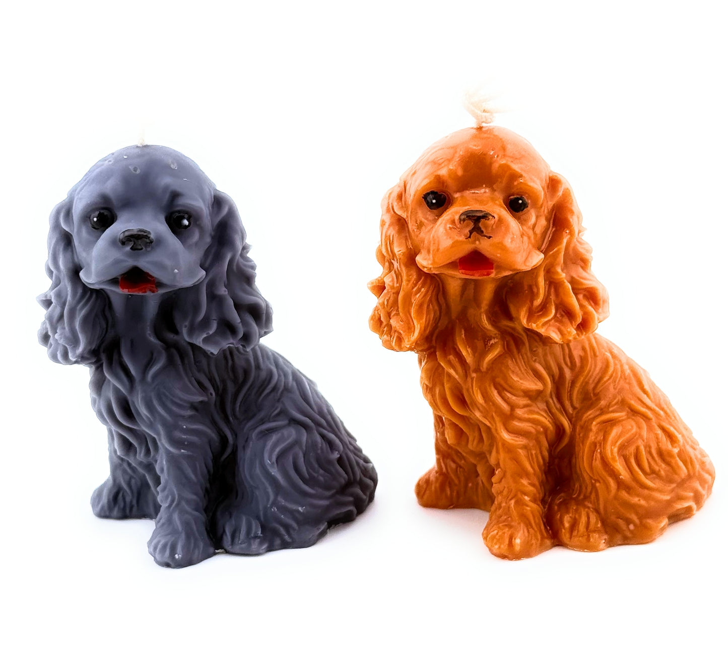 Seated Cocker Spaniel Candle