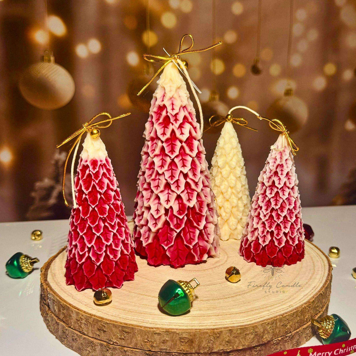 Christmas Tree Candle T-1A1B - Firefly Candle Studio