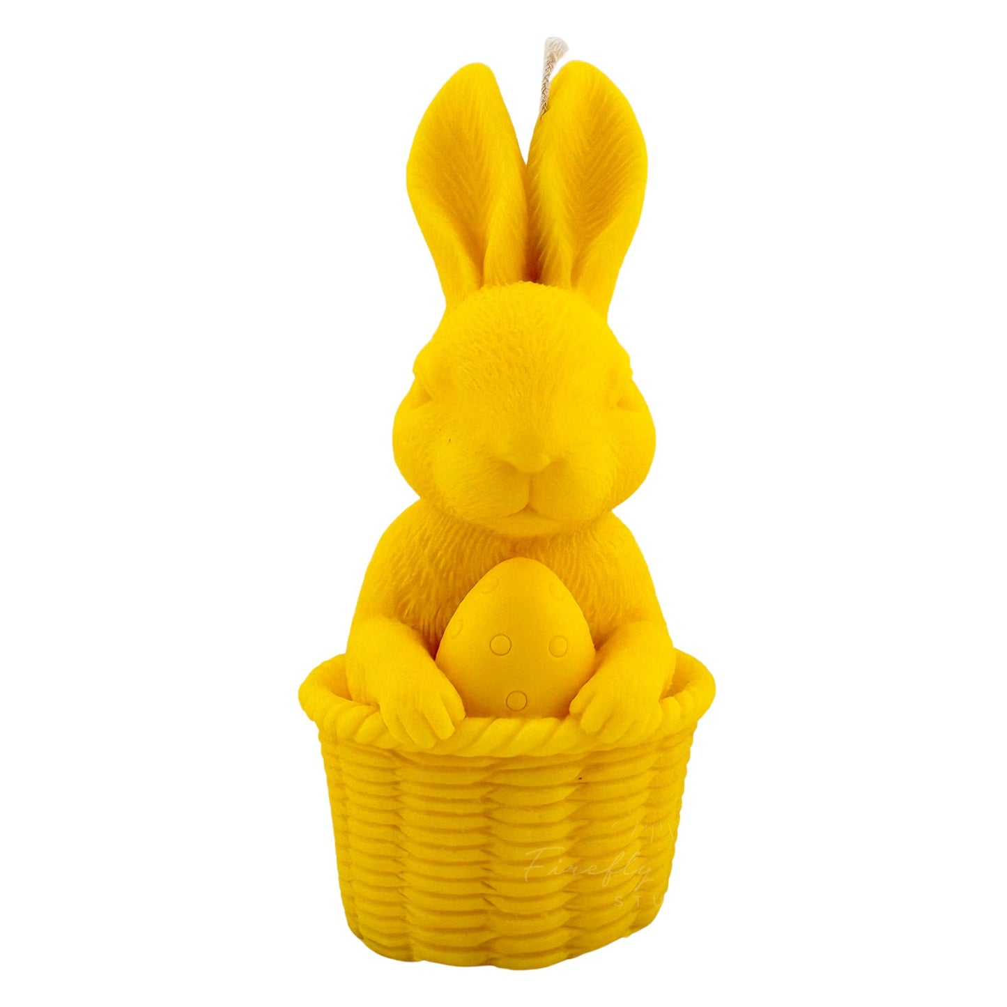 Basket Bunny Candle
