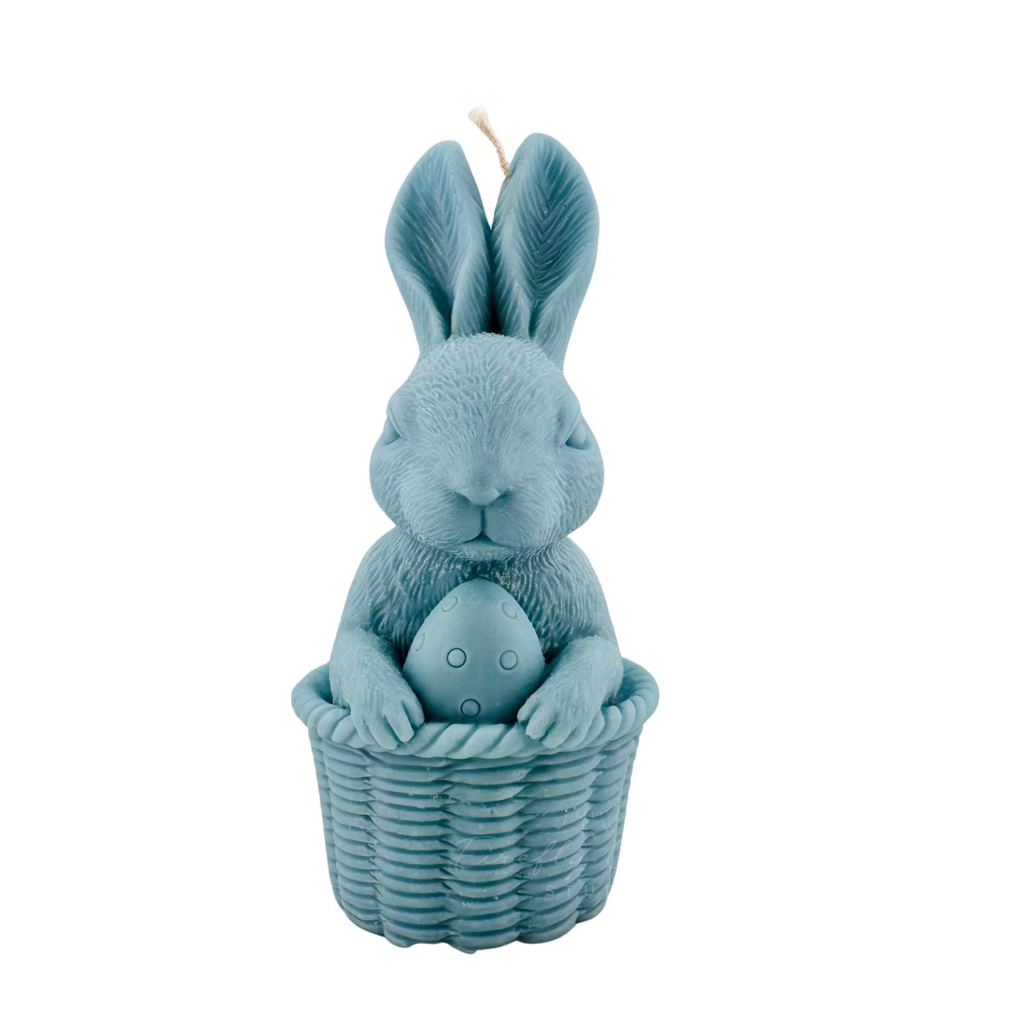Basket Bunny Candle