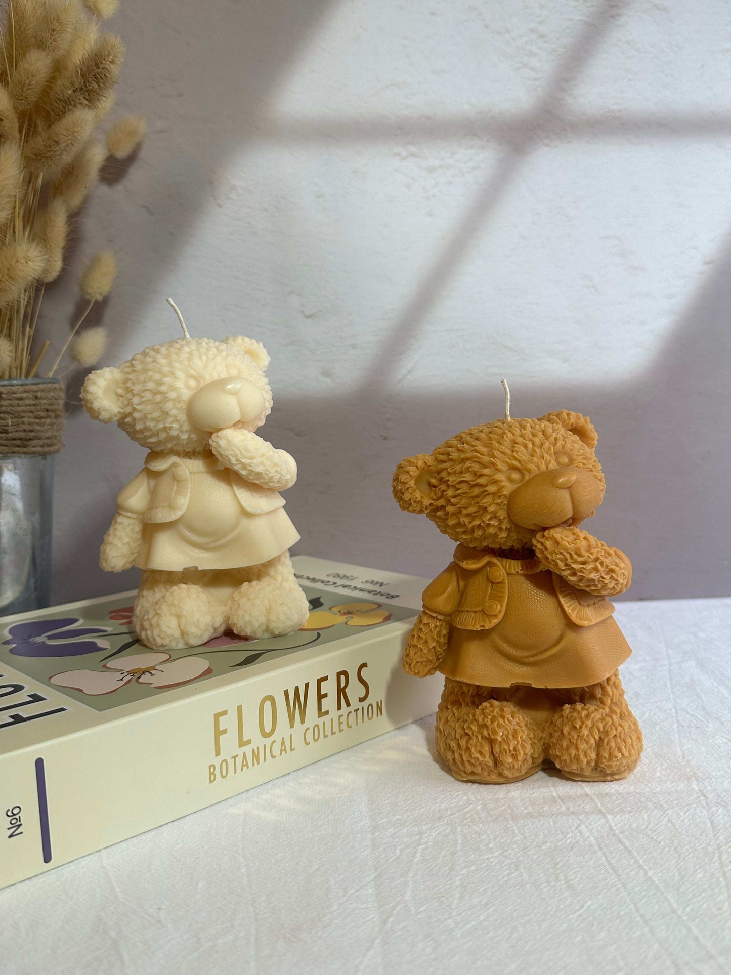 Cute Teddy Girl Candle