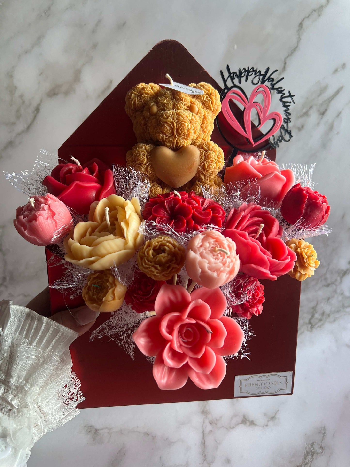 Envelope Candle Flower