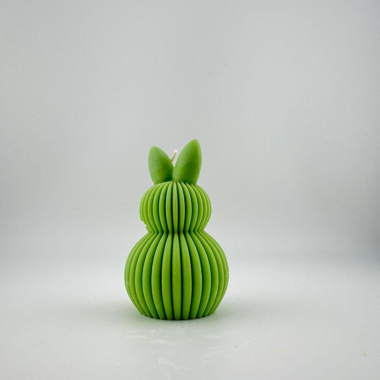 Mini ribbed Bunny Egg Candle