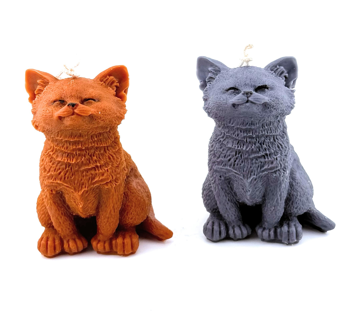 Smiling Cat Candle