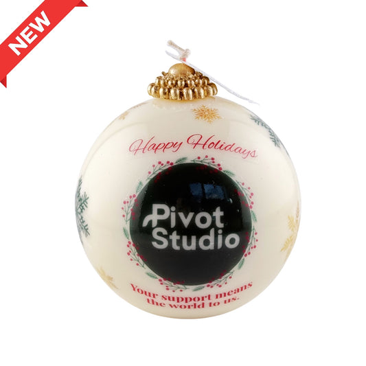 Custom Business Ornament Ball Candle