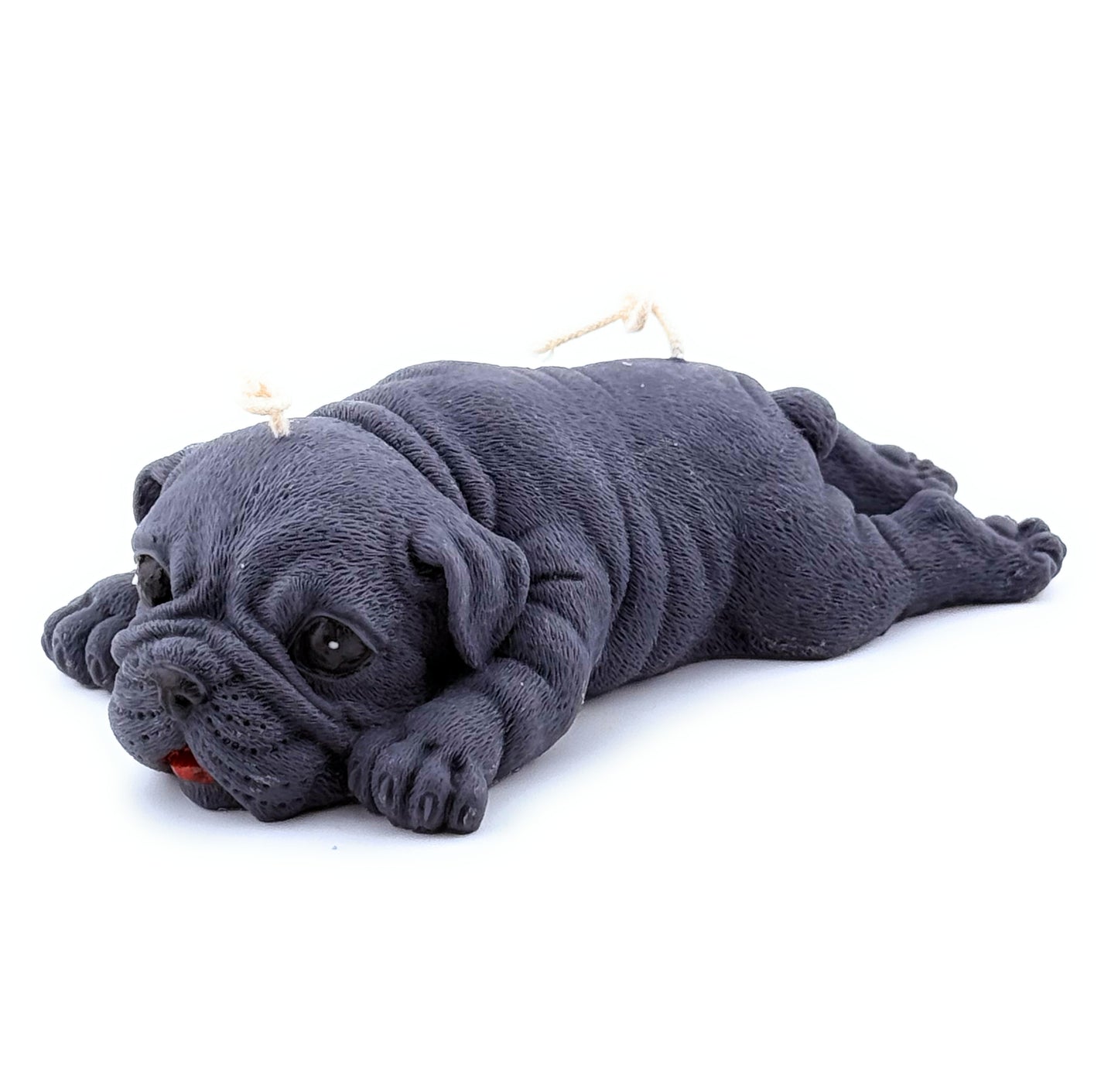 Lying Bulldog Candle