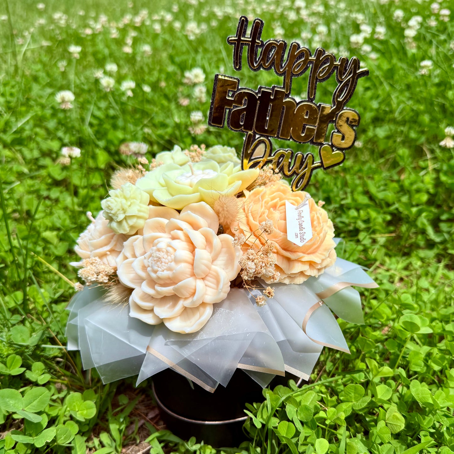 The Father’s Day Signature Candle Bouquet – Premium Masculine Fragrance