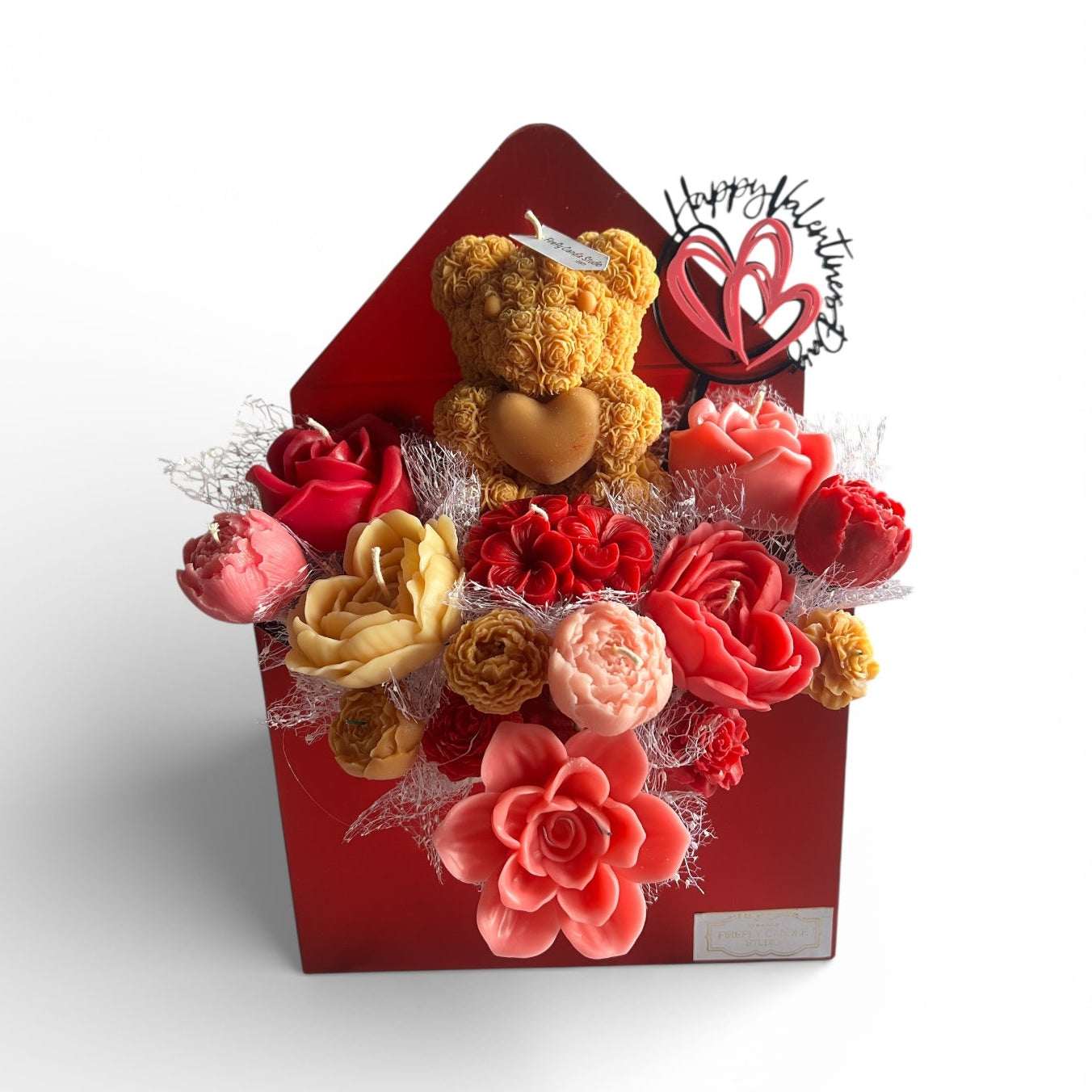 Envelope Candle Flower Bouquet