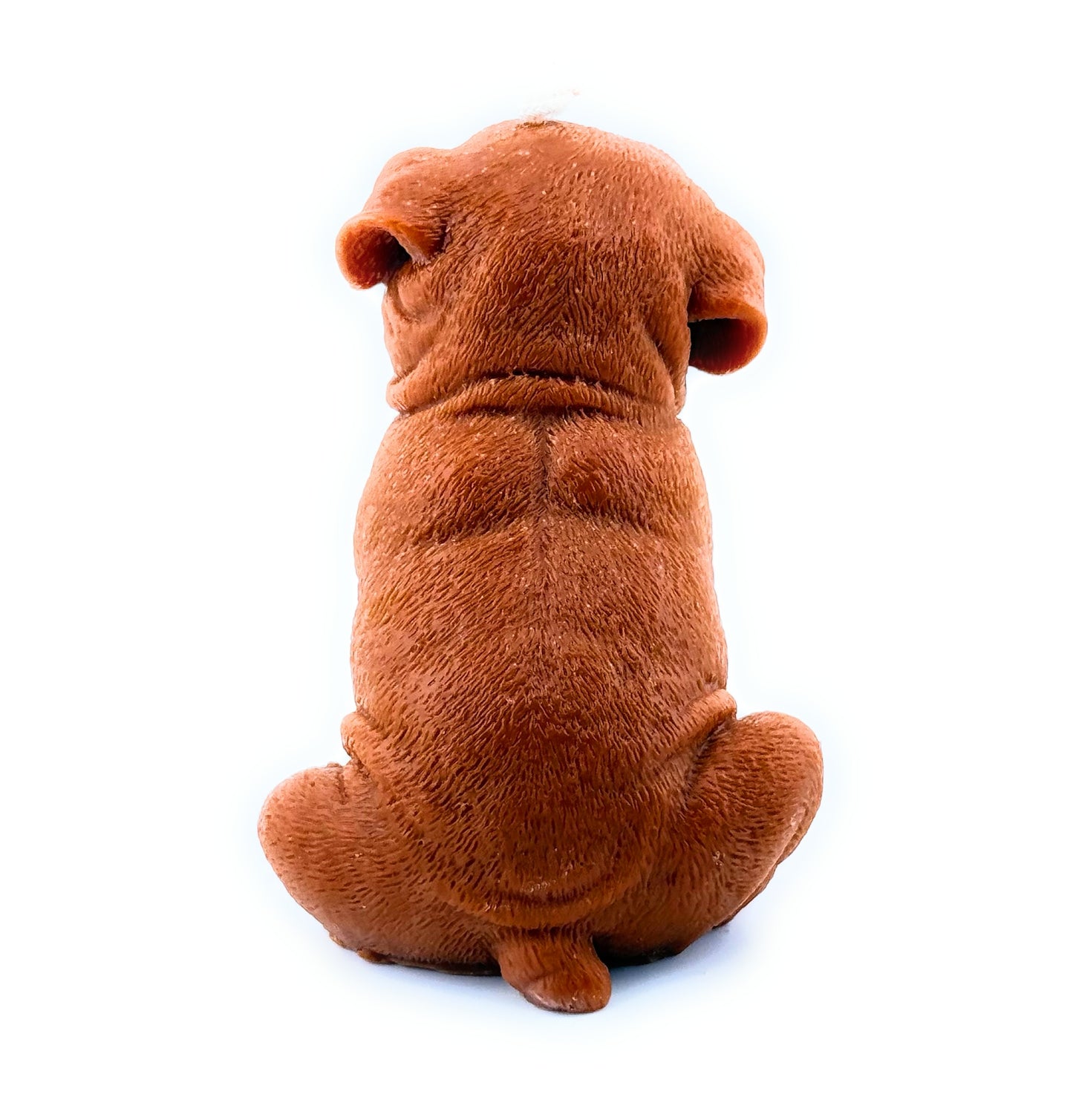 Seated Bulldog Candle