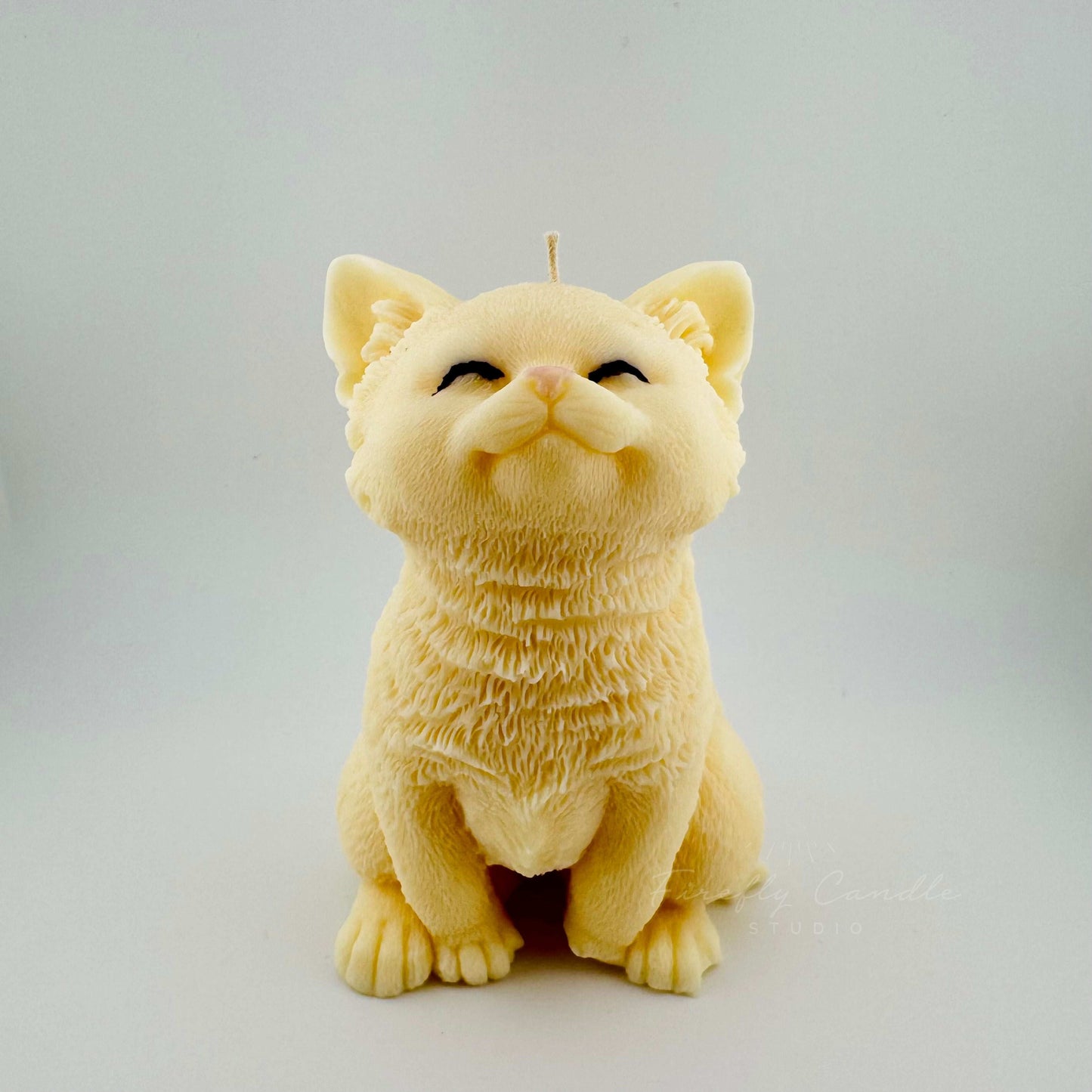 Blissful Cat Candle - Firefly Candle Studio 