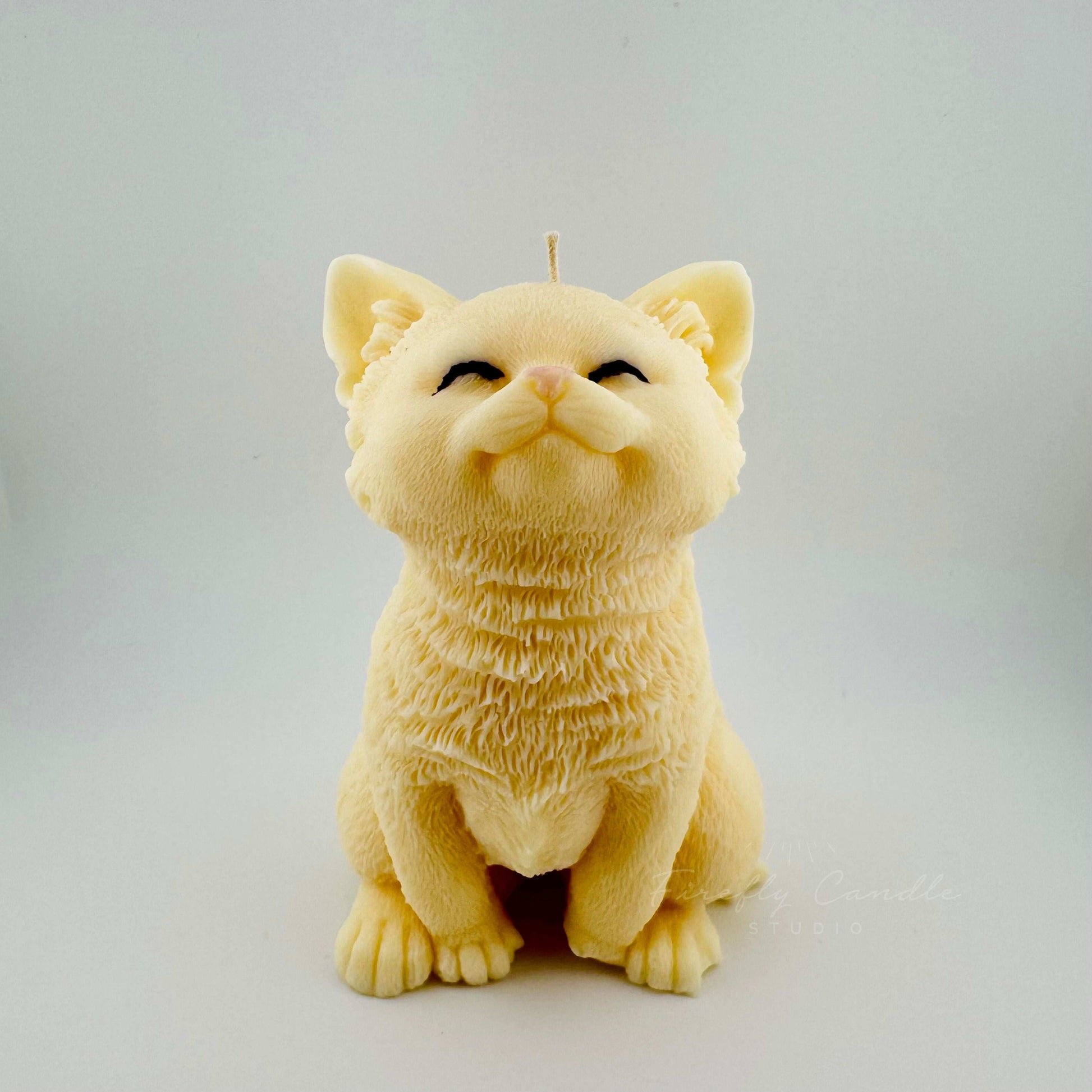 Blissful Cat Candle - Firefly Candle Studio 