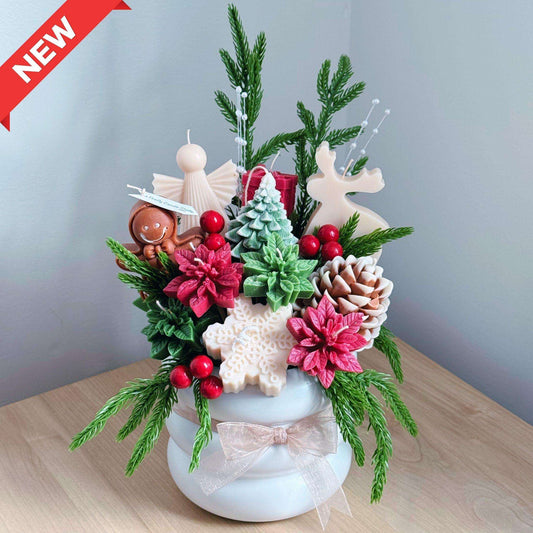 Christmas Candle Bouquet