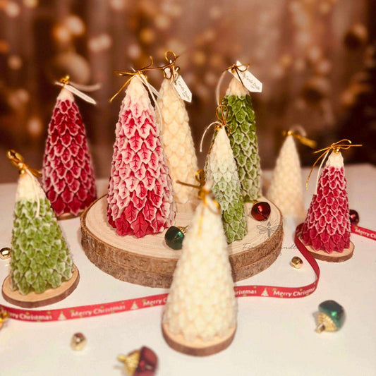 Christmas Tree Candle T-1A1B - Firefly Candle Studio