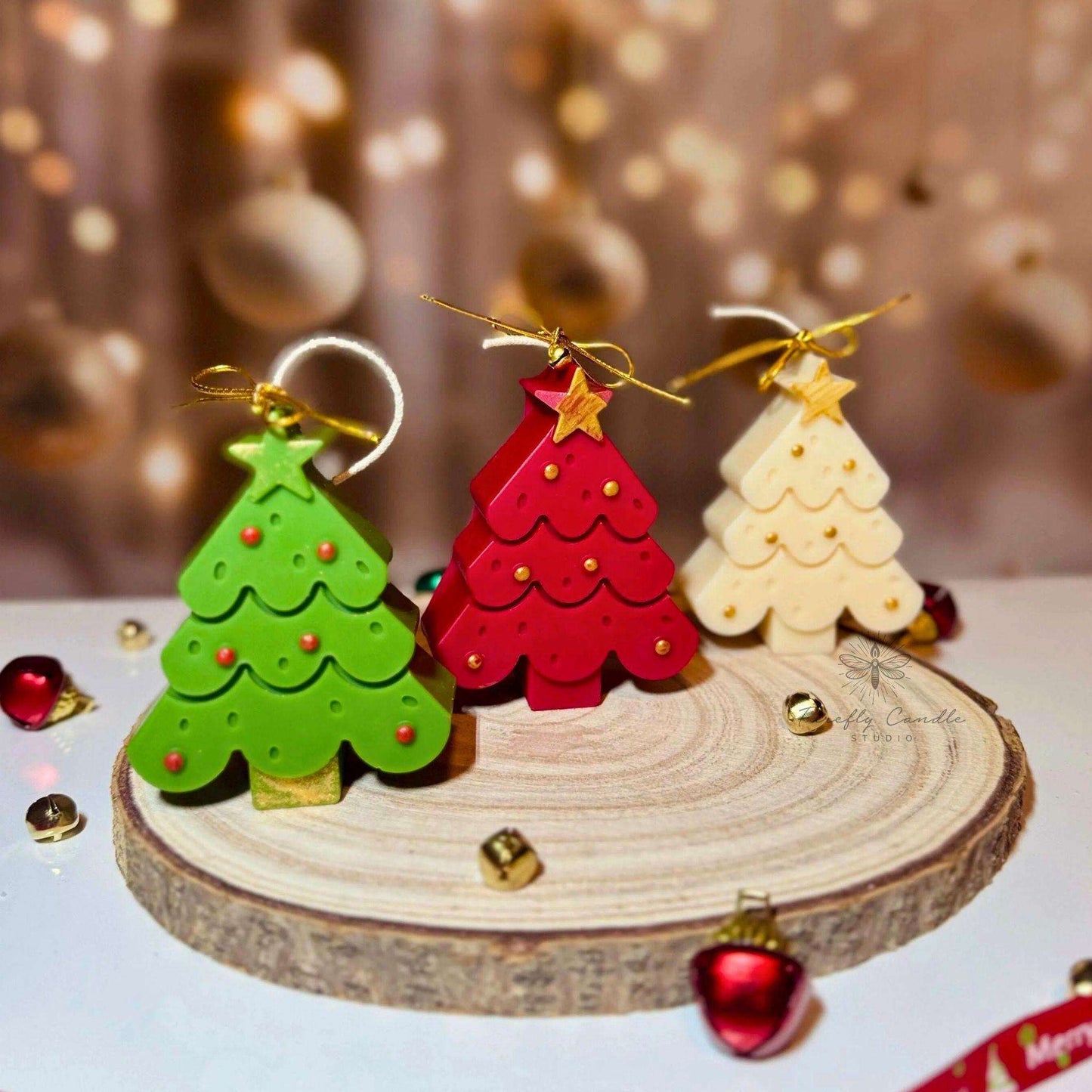 Christmas Tree Candle T-4 - Firefly Candle Studio