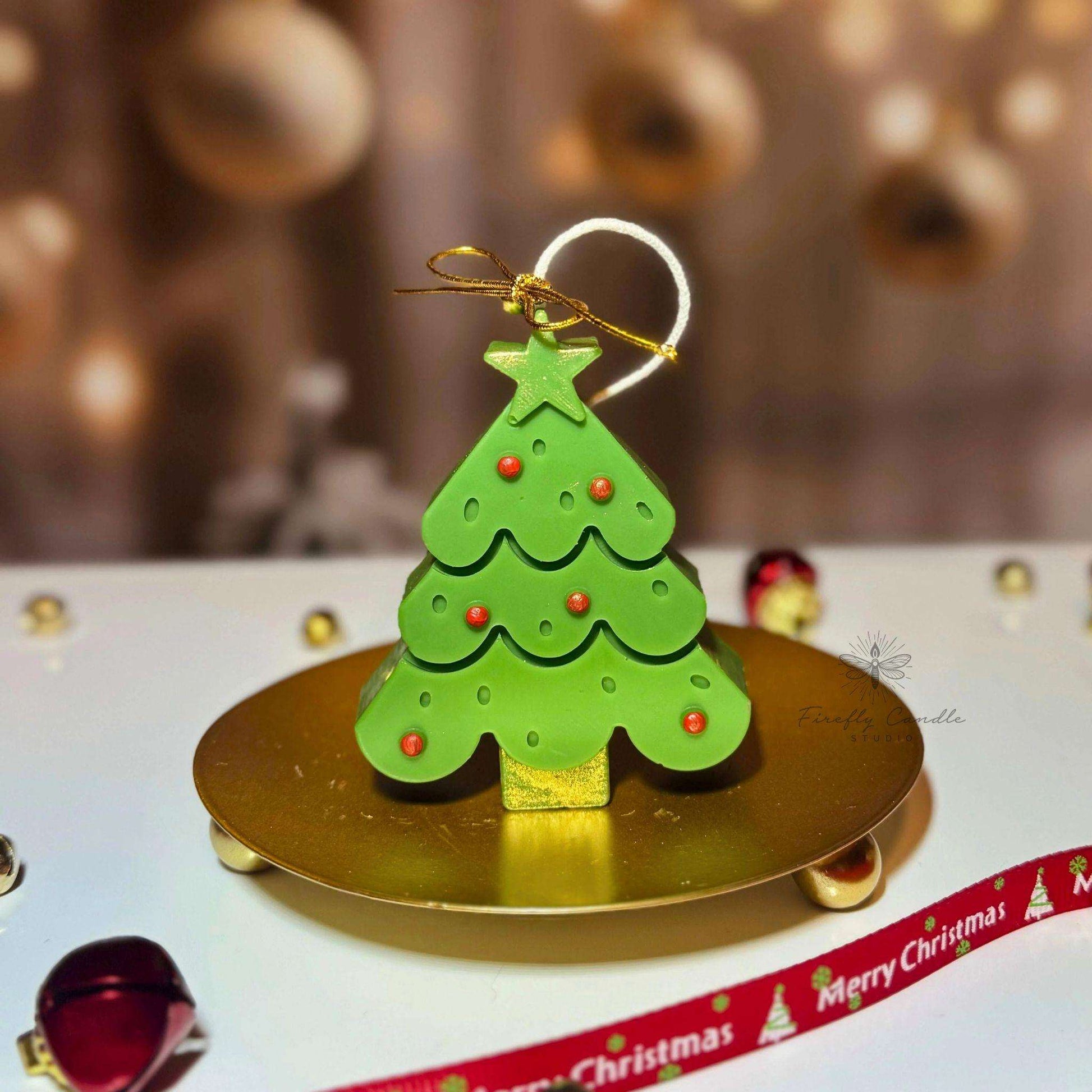 Christmas Tree Candle T-4 - Firefly Candle Studio