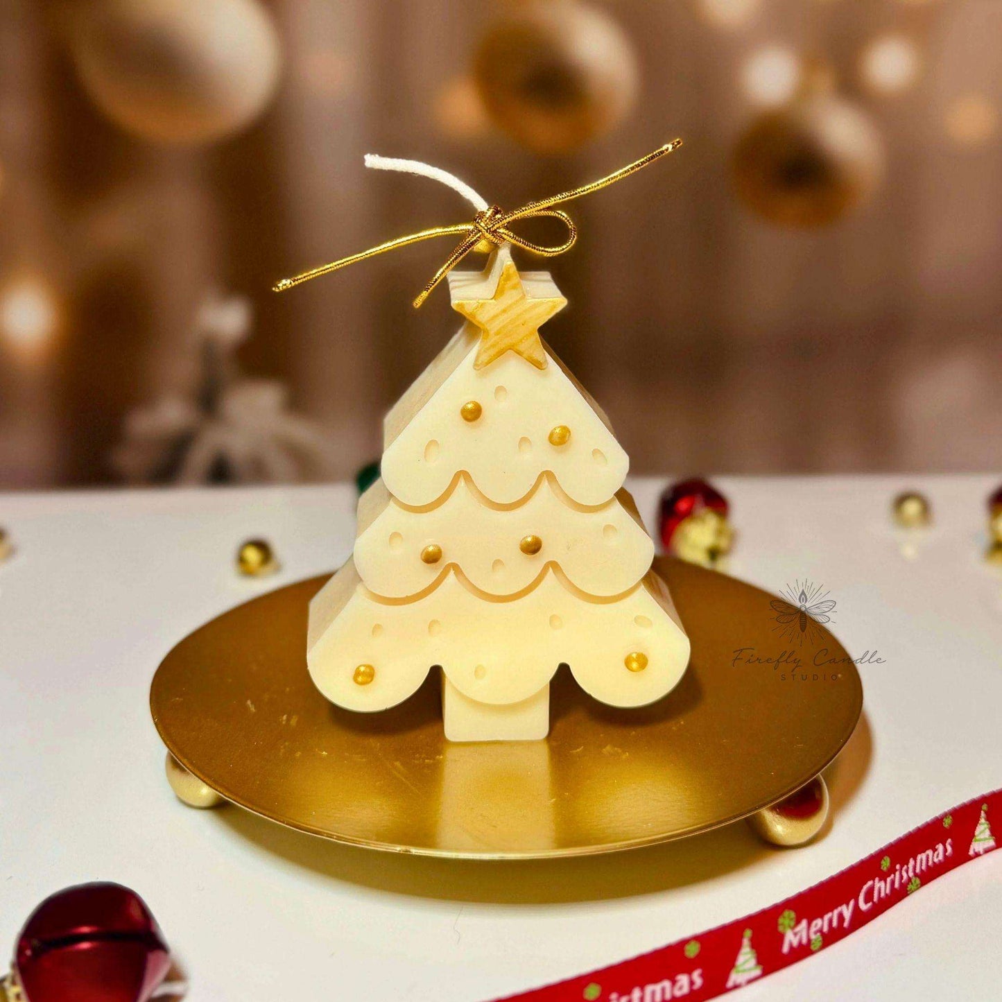 Christmas Tree Candle T-4 - Firefly Candle Studio