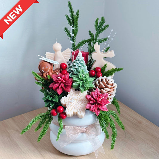 Christmas Candle Bouquet