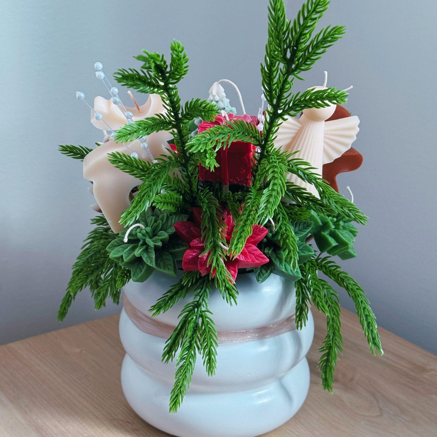 Christmas Candle Bouquet