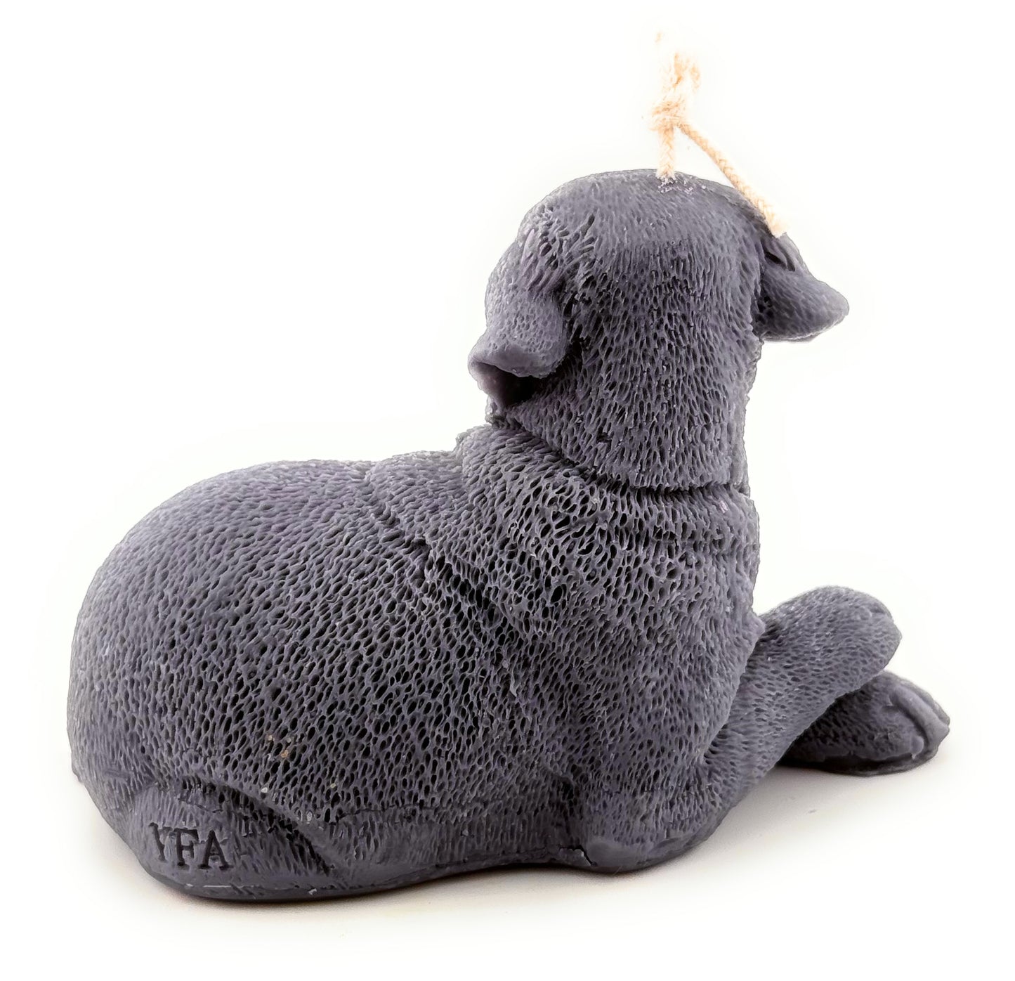Lying Labrador Retriever Candle