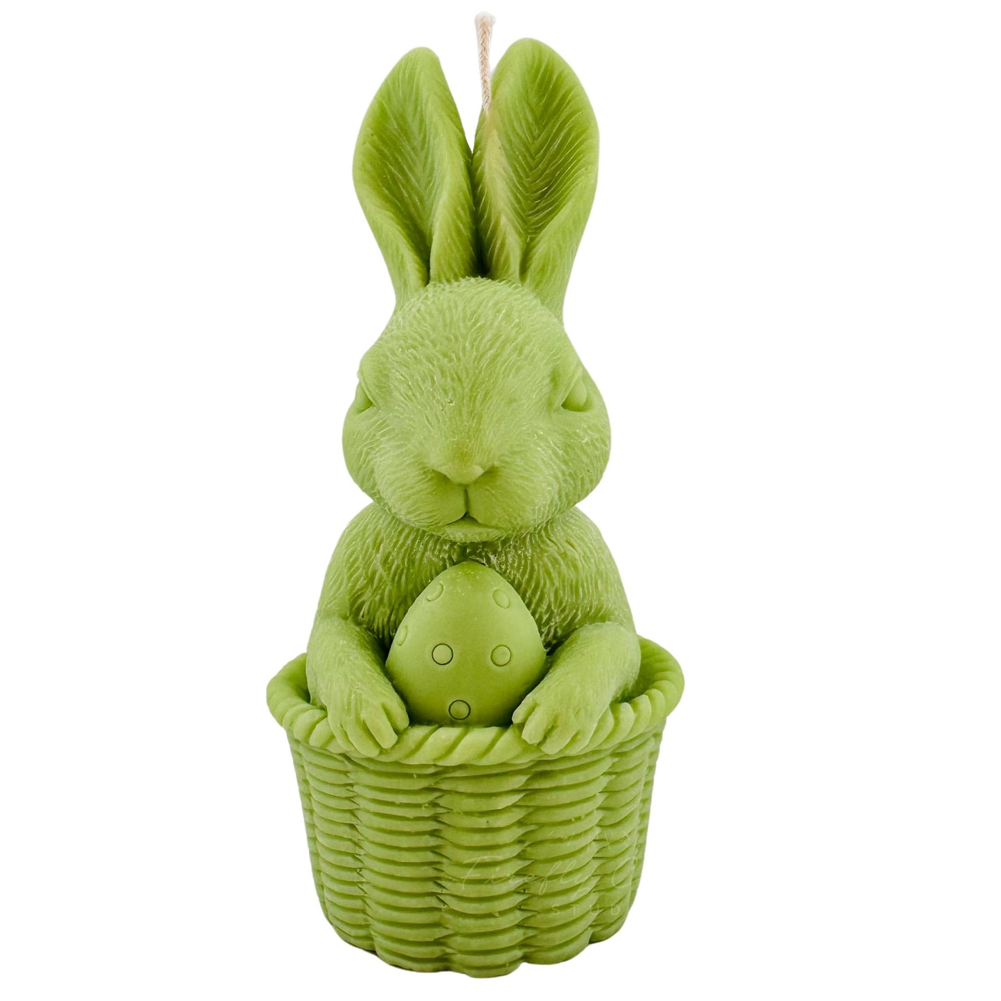 Basket Bunny Candle