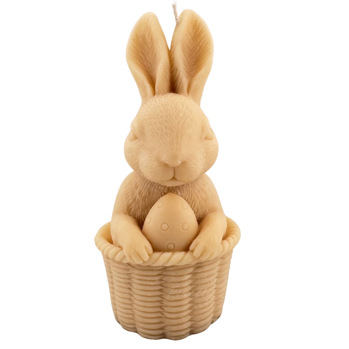 Basket Bunny Candle