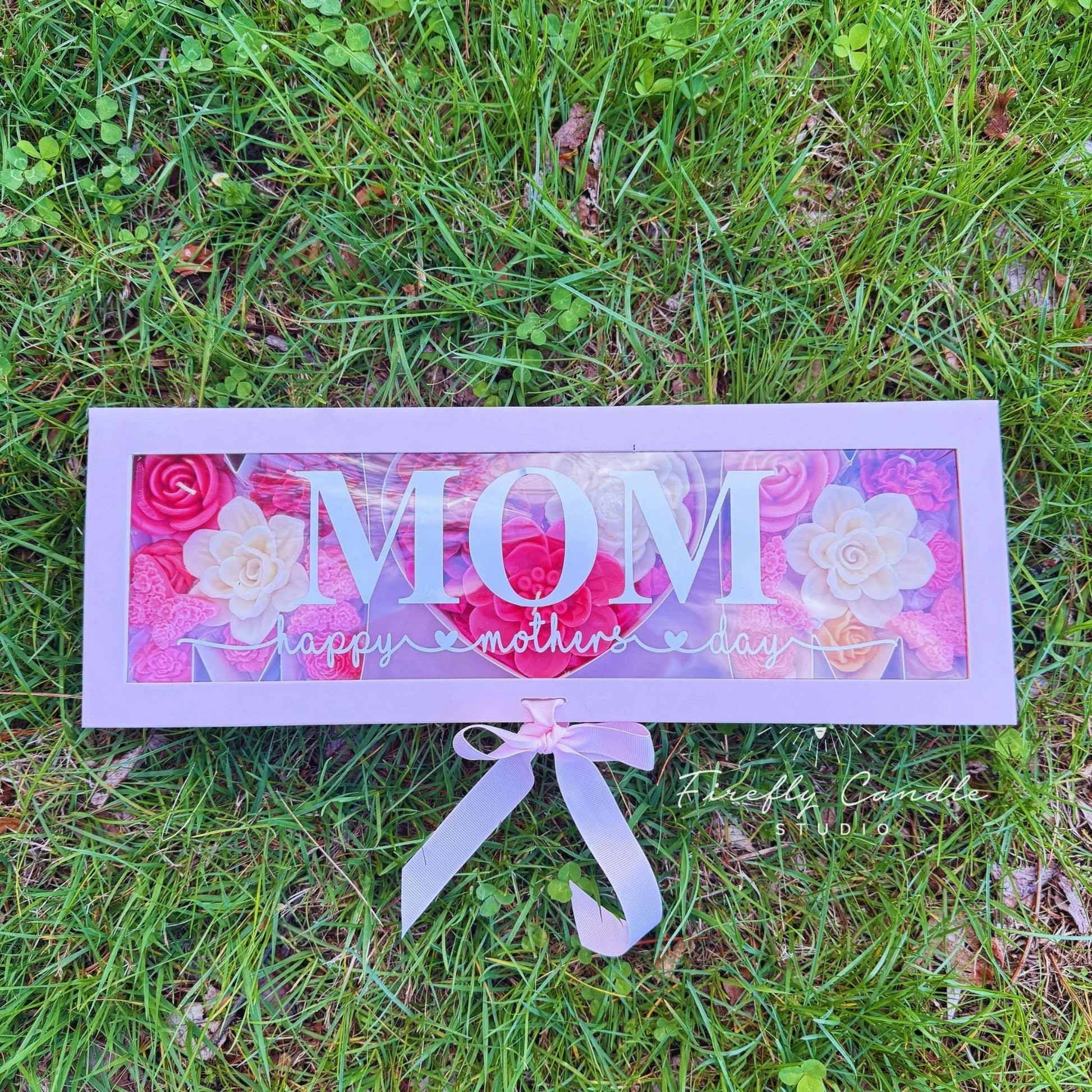 Mother’s Day Candle Gift Box – Wax Flowers & Melts