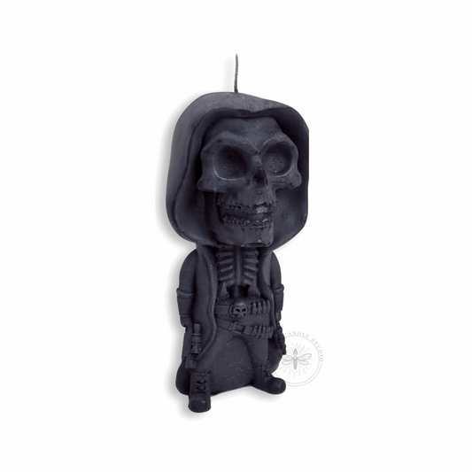 Midnight Skull Candle