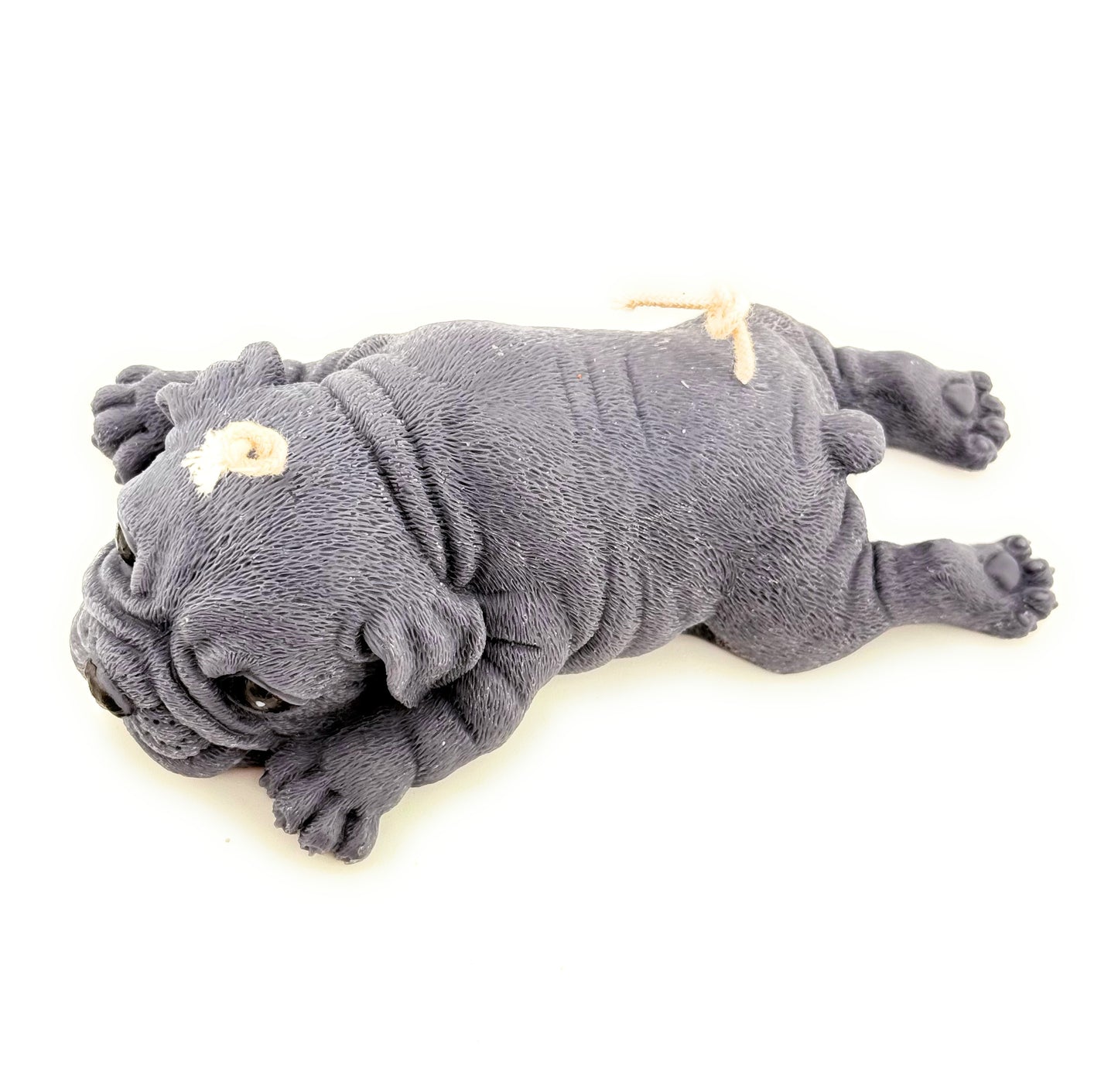 Lying Bulldog Candle