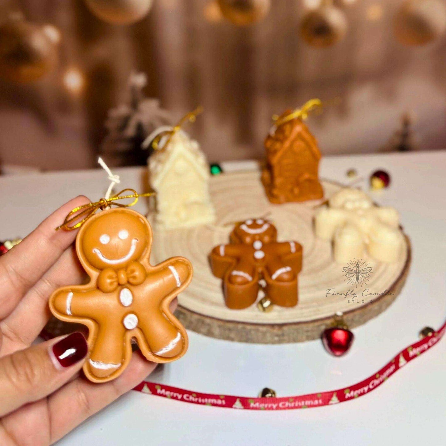 Gingerbread Candle - Firefly Candle Studio