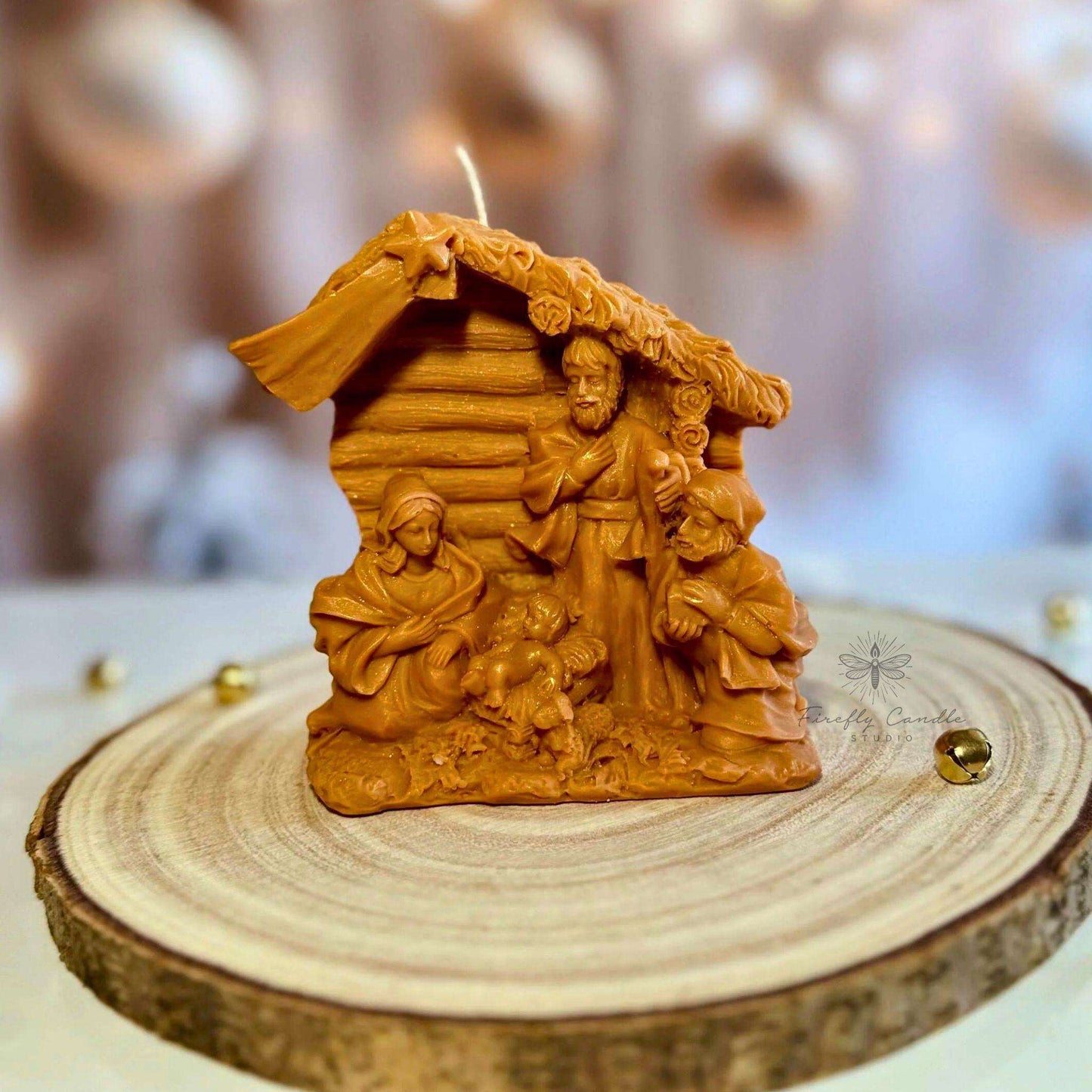 Holy Family Nativity set Candle - Firefly Candle Studio