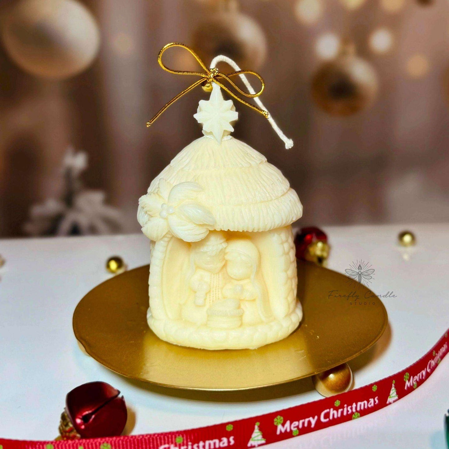 Holy Family Nativity set Candle - Firefly Candle Studio