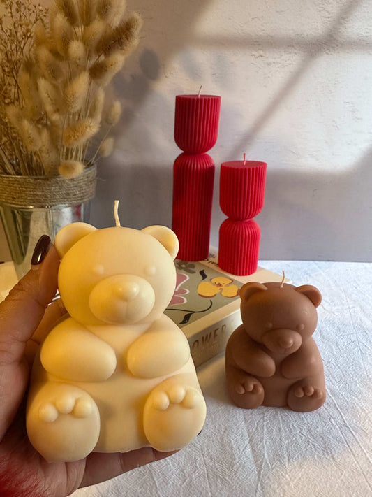 Mom Bear Candle