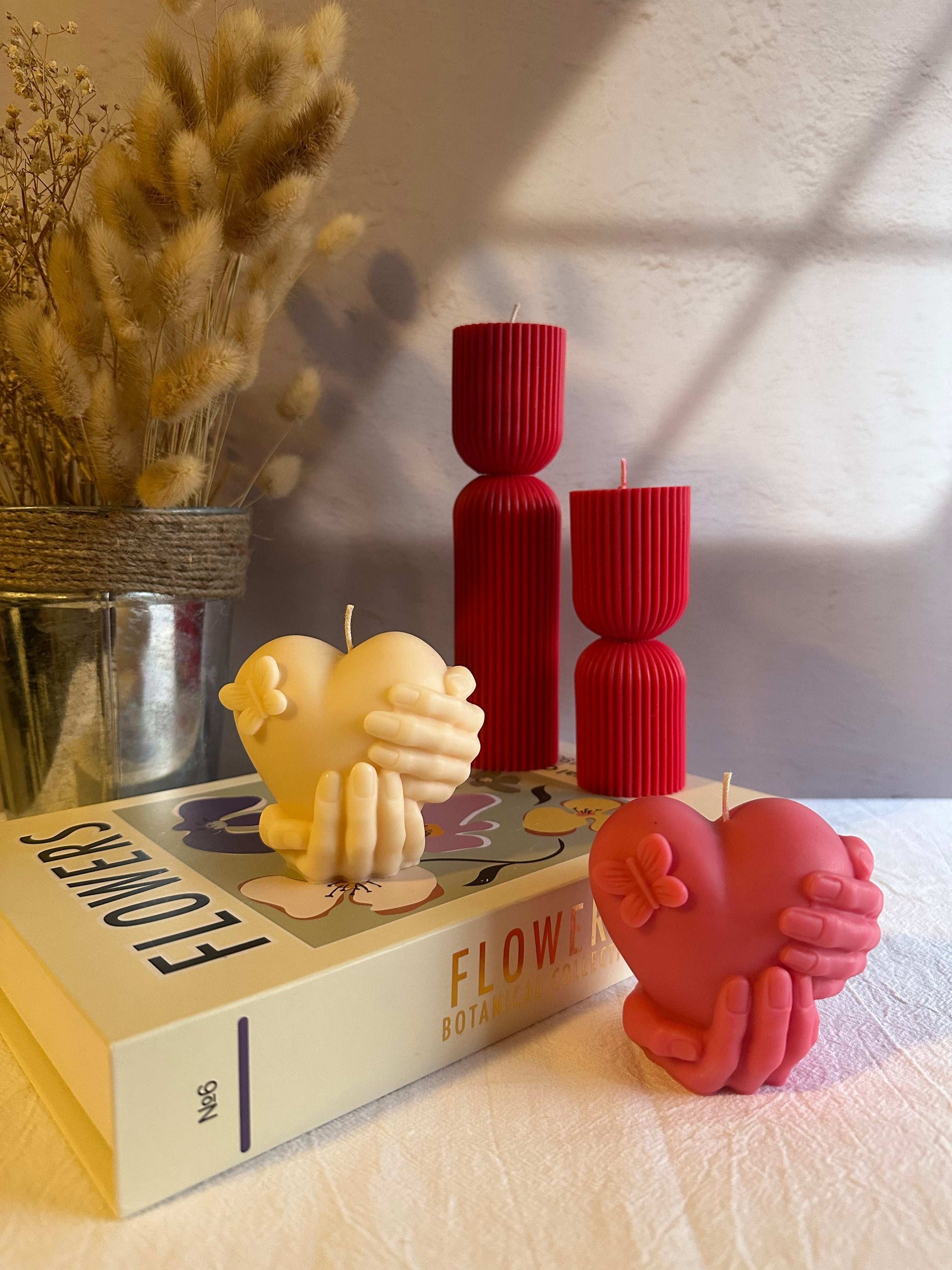 Holding Heart Candle