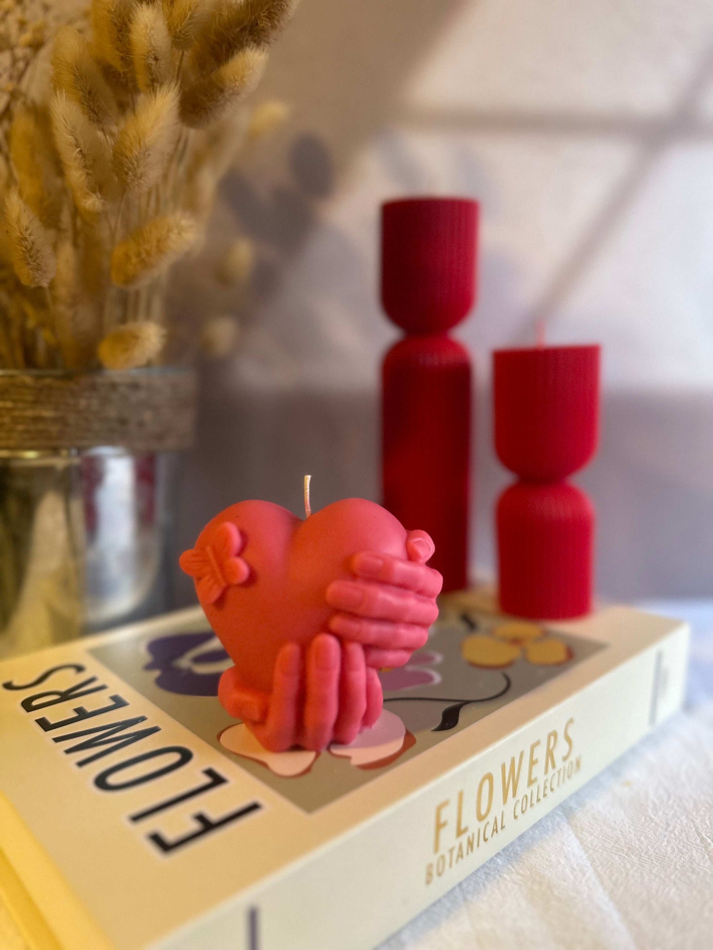 Holding Heart Candle