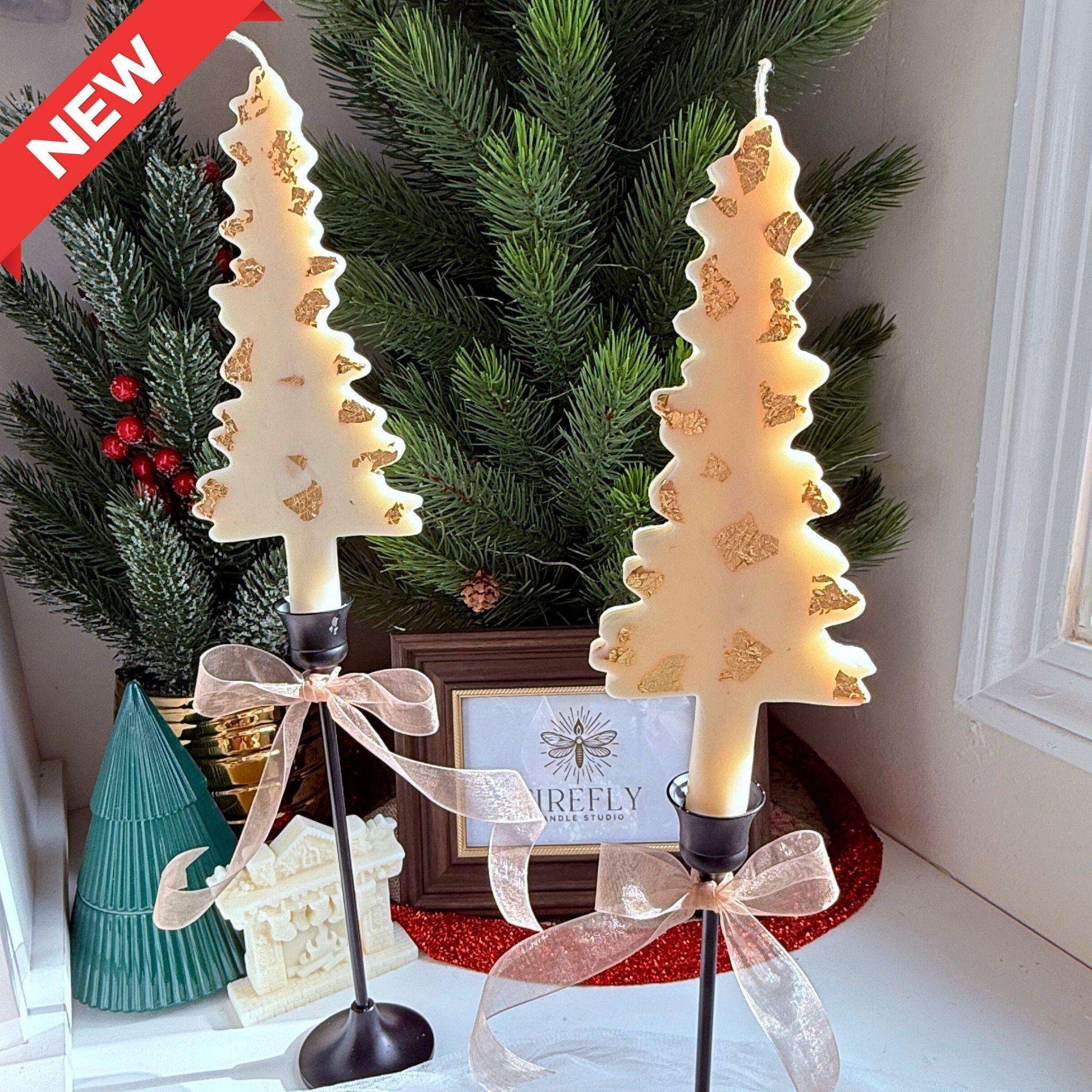 Radiant Christmas Tree Taper