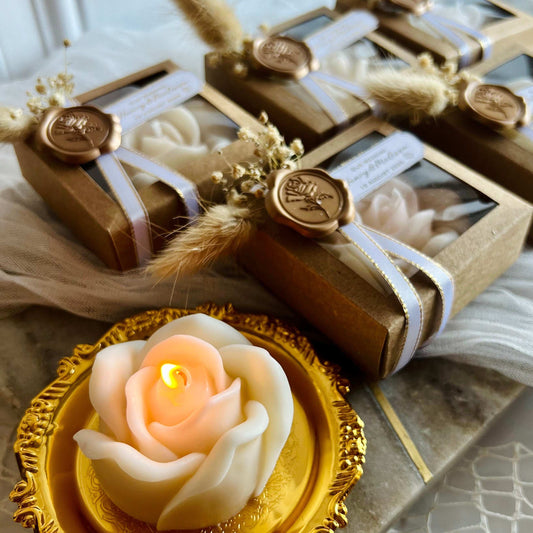 Rose Candle / Events Favors