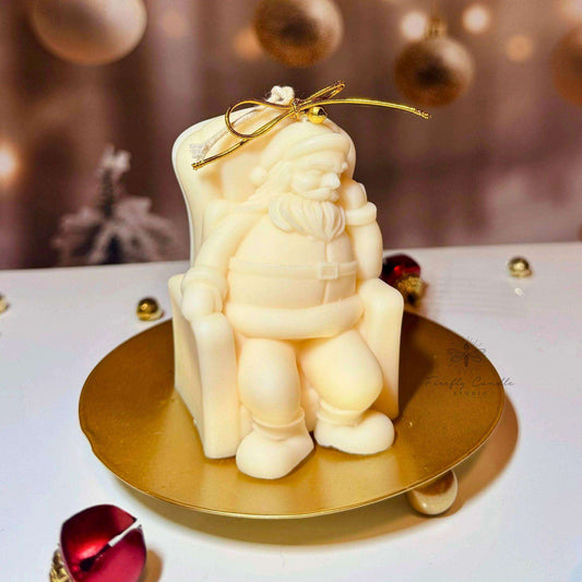 Sleeping Santa Candle - Firefly Candle Studio