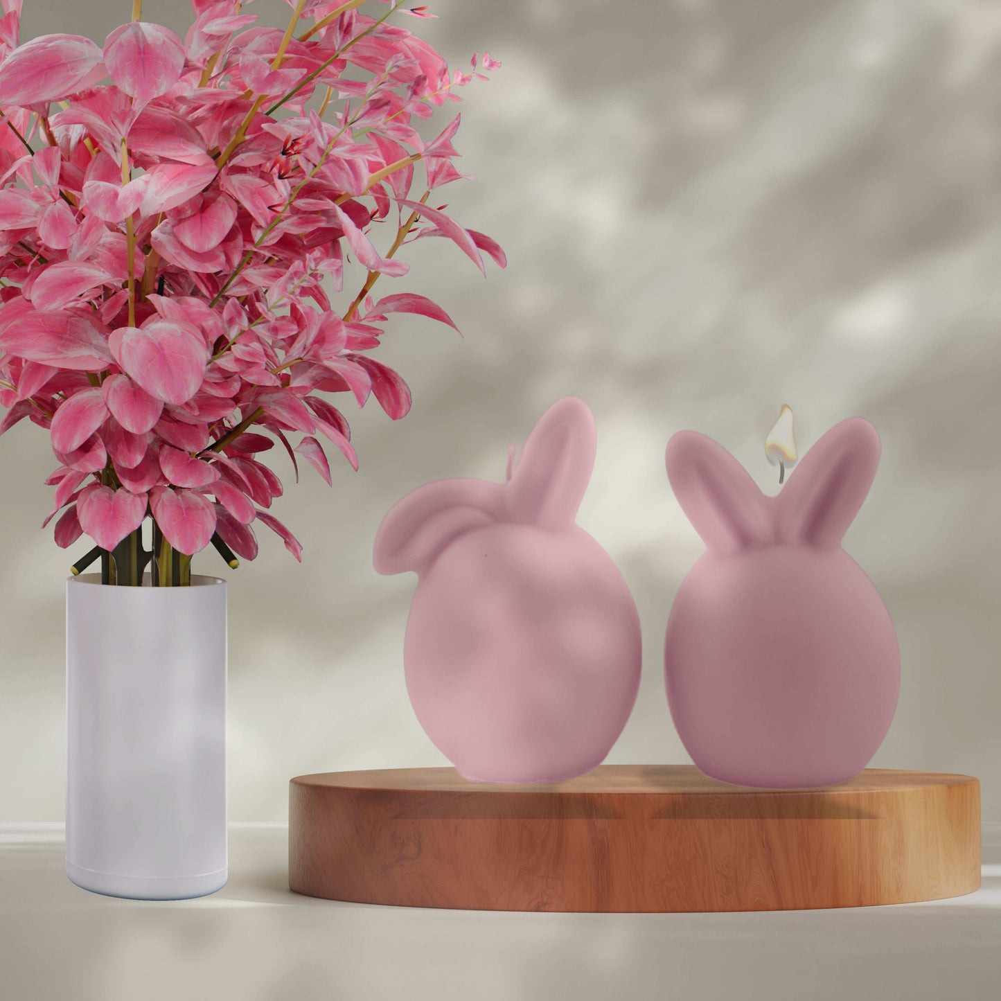 Bunny Egg Candle