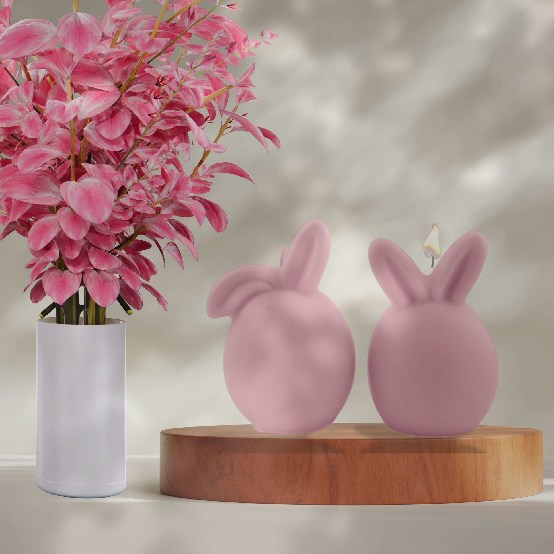 Bunny Egg Candle
