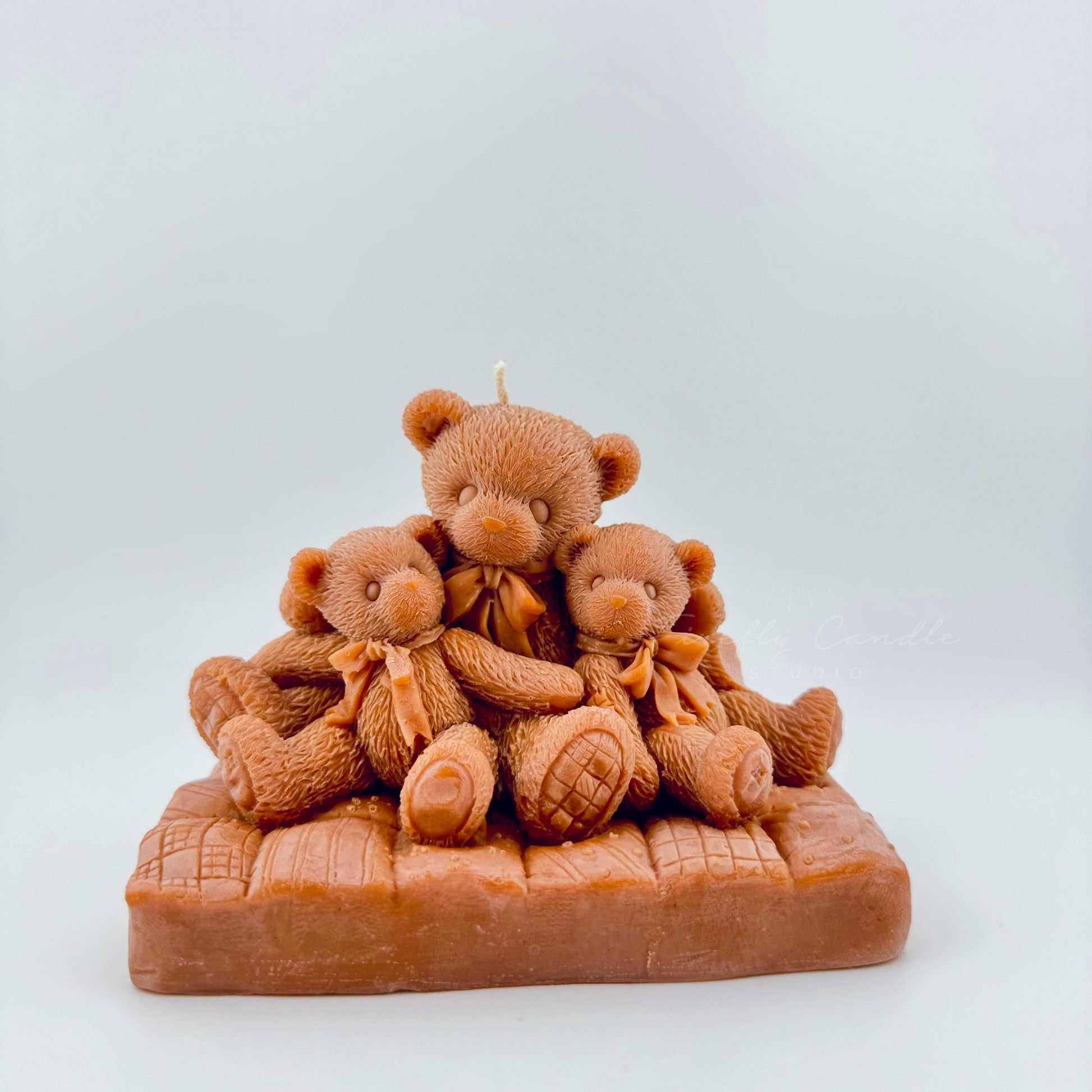 Teddy bear Family Candle